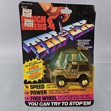 LJN Stomper Rough Riders 4x4 Tri-Ex JEEP CJ TRACKER Gray Battery Op 1983 NEW