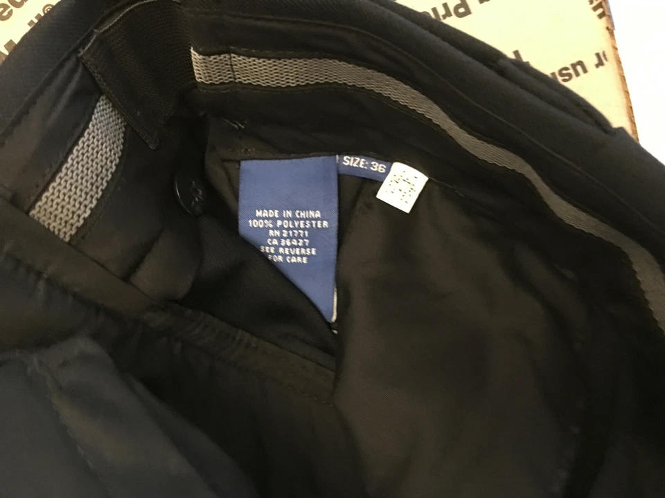 SPIEWAK & SONS BRAND NEW UNIFORM PANTS BLACK SIZE 36 MENS  WORK CLOTHES - Image 4 of 4