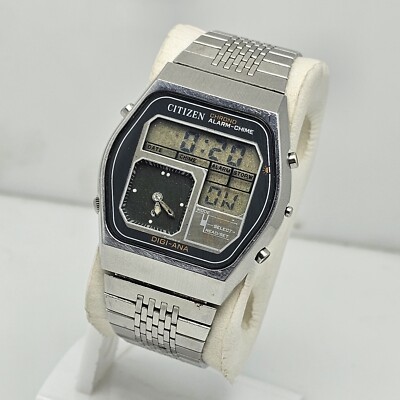 Citizen Ana-Digi 41-9559 Alarm Chrono-Chime Quartz 4-098404