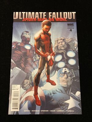 ULTIMATE FALLOUT #4  2ND PRINT Variant issue 1ST MILES MORALES SPIDER-MAN 2011