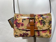 Patricia Nash Women Crossbody Floral Bag Apricale Antique Rose New NWT