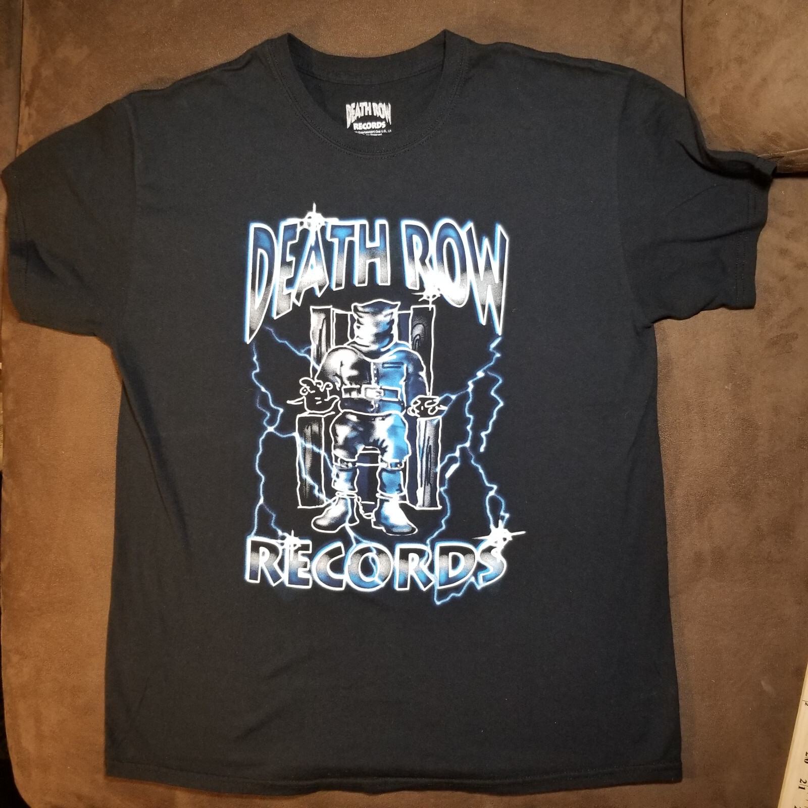 FILA T SHIRT DEATH ROW NERA RIPPLE TAGLIA LARGE