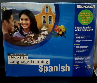 Microsoft Encarta Language Learning Spanish (PC, 2000)