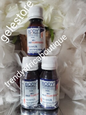 X 1 Bottle Body White PARIS Promix Body Clearing Oil. 50ml X 1