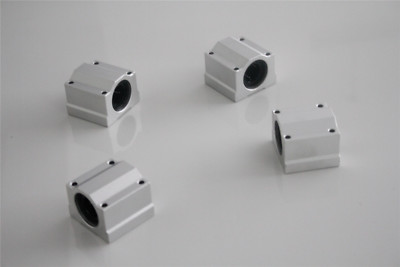 SCS10UU 10mm Linear Ball Bearing Pillow Block Linear Slides Unit for CNC 4Pcs US