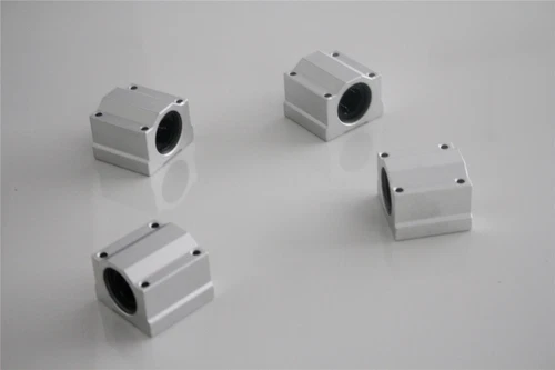 SCS10UU 10mm Linear Ball Bearing Pillow Block Linear Slides Unit for CNC 4Pcs US