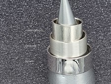 Sterling Silber 925 Ring Freundschaft 10 mm breit satiniert/eismattiert/poliert