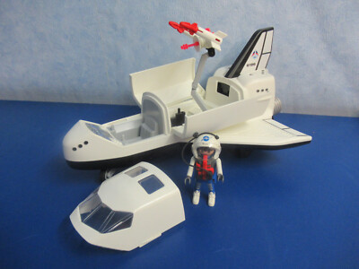 6196 Space Shuttle mit 2x Licht Kanone  Figur  zu 6195 Rakete Playmobil 2903