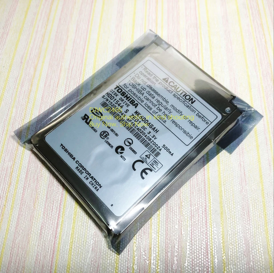 Toshiba 60GB Internal 4200RPM 1.8" (MK6006GAH) CF HDD - Image 3 of 4