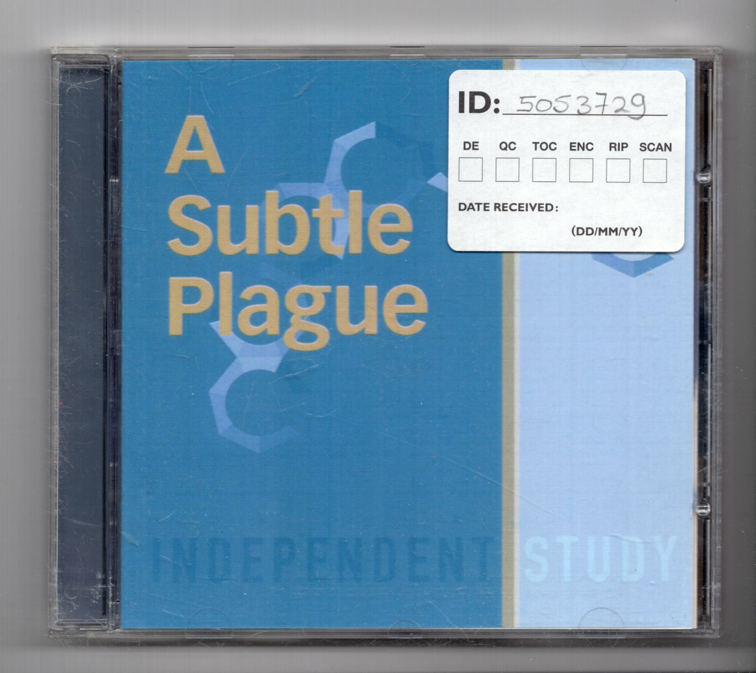 (KF862) A Subtle Plague, Independent Study - 1997 CD