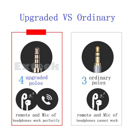 3.5mm Male to Male/Female Cable 4 pole Audio Extension Cable support mic Mike - Picture 4 of 13