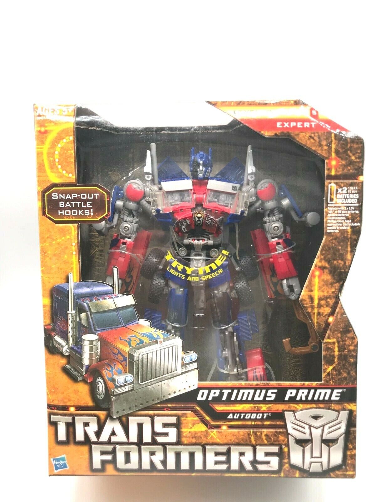 Hasbro Transformers Optimus Prime Snap-out Battle Hooks Movie 2 Rotf Leader MISB