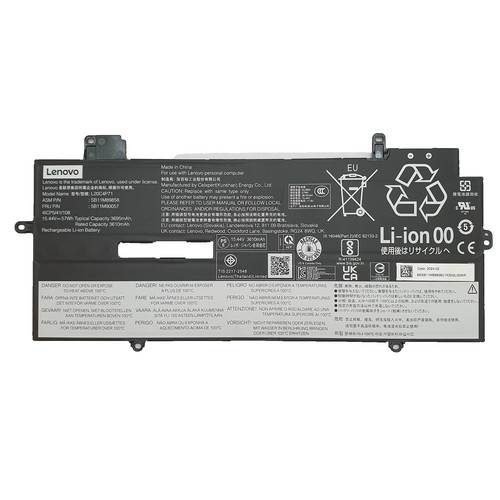Lenovo ThinkPad X1 Yoga Gen 8 G8 Original Akku 3610mAh Li-ion Battery Pack