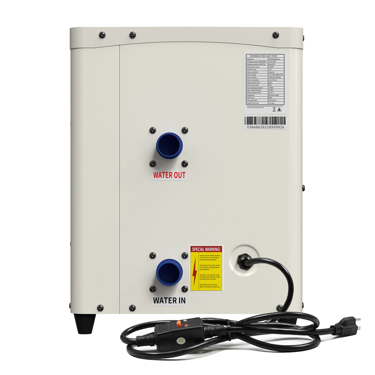 110V Electric Pool Water Heater for Above Ground Pool Hot TubSPA Bath Heater  | eBay