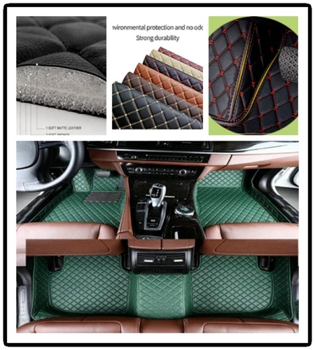 Fit For Cadillac Luxury Car Floor Mats Waterproof Liners Auto Leather carpets - Bild 13 von 38
