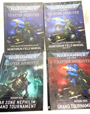 Warhammer 40K Chapter Approved Mission Pack & Field Manuals PB Bundle