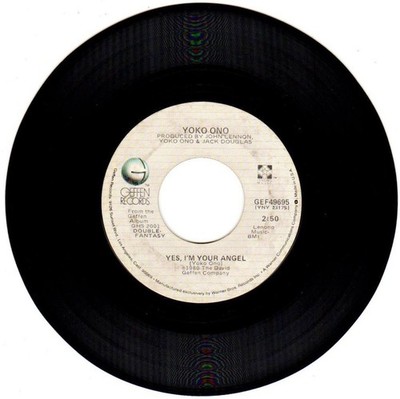 John Lennon   Watching The Wheels: 1981 Rock 45; VG+