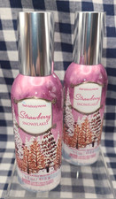2-Pack ALL NEW Strawberry Snowflakes Concentrated Room Spray Bath Body Works