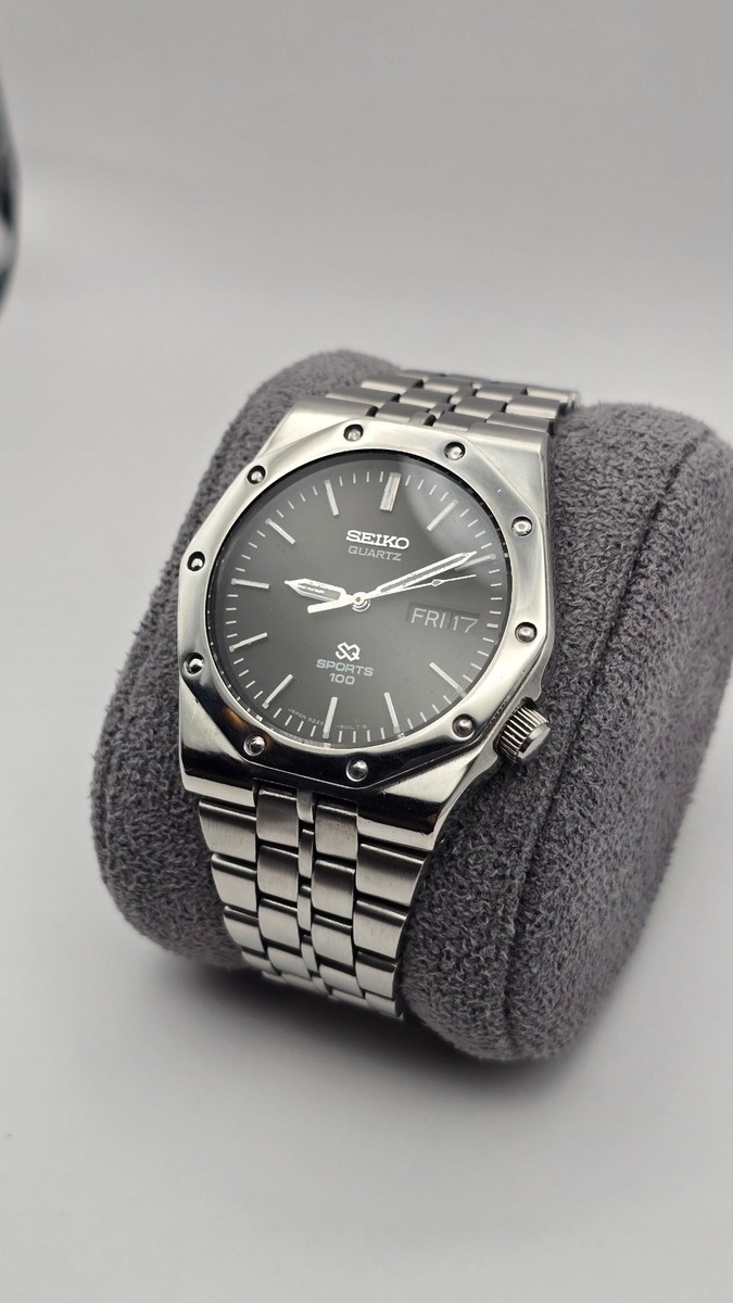 RARE Seiko Quartz SQ Sport 100 Royal Oak 8229-801A | eBay