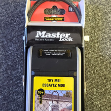 Master Lock Select Access Portable Combination Lock Box 8mm Cable 5482EURD