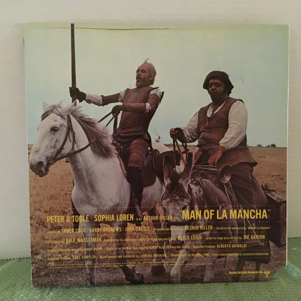 Man Of La Mancha  LP   (Original Motion Picture Soundtrack) - Image 2 of 4