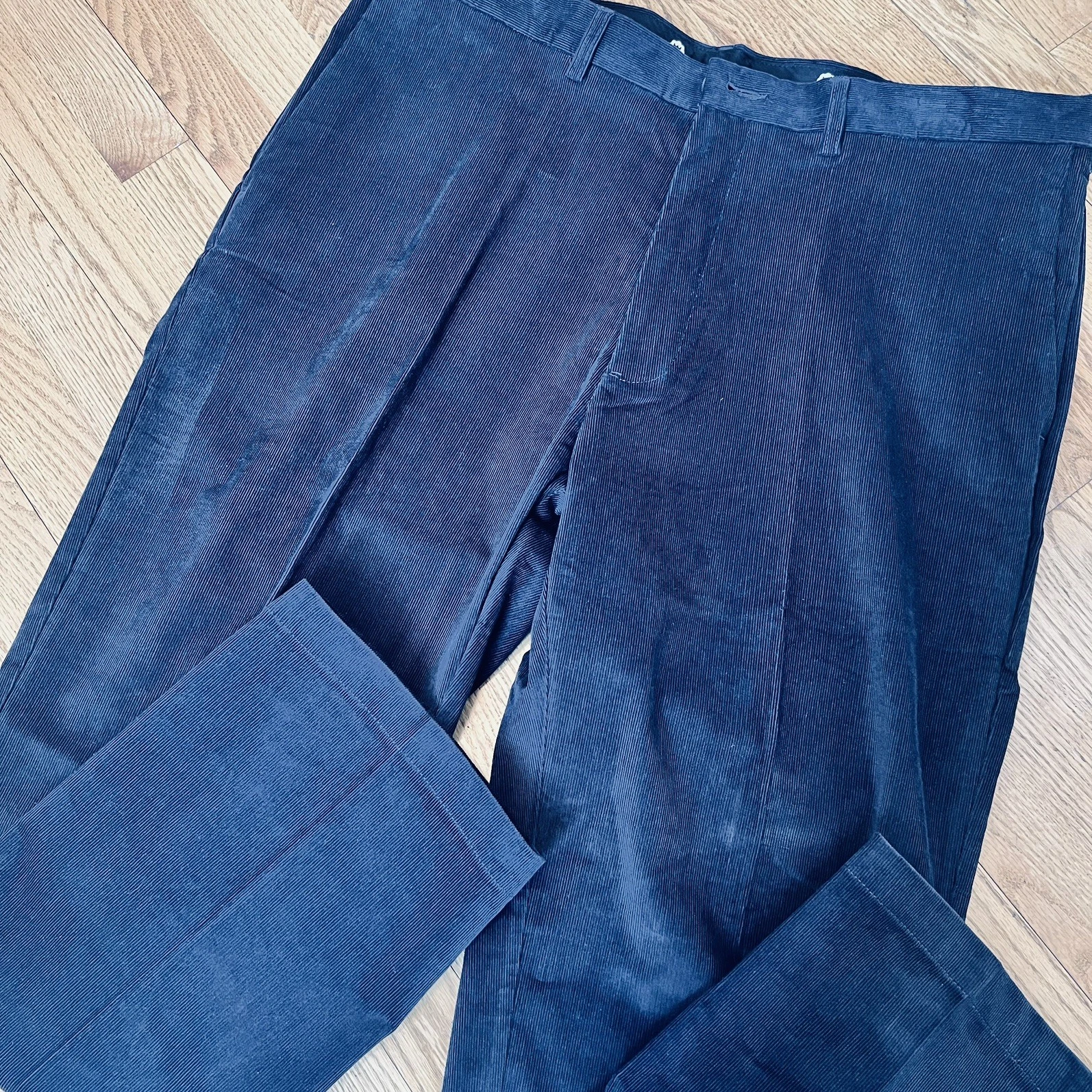 Haggar Premium Stretch Corduroy Pants Men 40x32 Classic Hidden Comfort Waist NEW