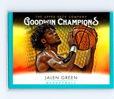 2021 Upper Deck Goodwin Champions Turquoise Jalen Green Basketball #90