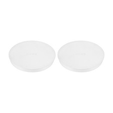 151mm Leitung Lochstopfen 2Pack Runde Zaunpfosten Deckel für Leitungsschutz Weiß