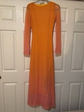 Cider Long sleeve Maxi Ombré Dress