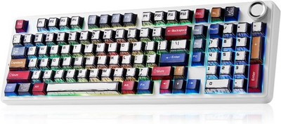 X Aula F99 Pro Mechanical Keyboard Wireless Gaming Keyboards RGB Backlit