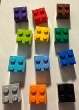 Genuine LEGO Part 3003, Qty 10, 2x2 Building Bricks Blocks, Choose Color