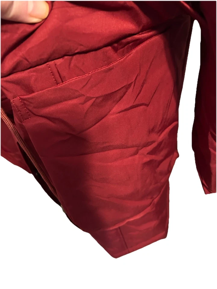 Beyove женщин красный флис с подкладкой длиной парка пальто съемный капюшон размер XXXL - Изображение 2 из 4