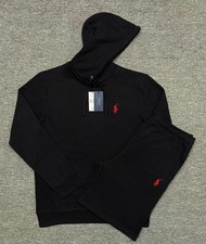 MEN Polo Ralph Lauren pullover Shorts Set, BLACK ,M