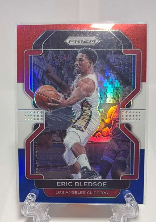 2021-22 Panini Prizm - Red White and Blue #10 Eric Bledsoe Excellent
