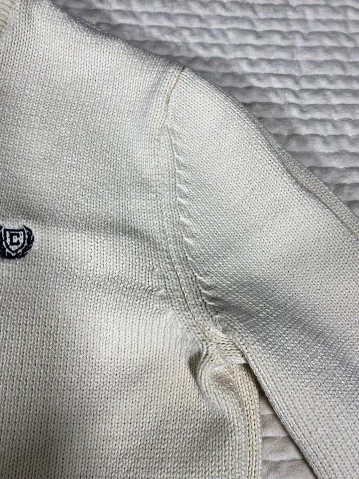 Suéter Chaps Ralph Lauren Withe cuello redondo para hombre talla S Foto 3 de 4