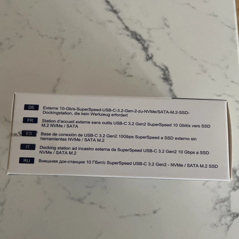 Silverstone TS16 SuperSpeed USB3.2 Type-C NVMe/SATA M.2 SSD EXTERNAL DOCK - Image 4 of 4