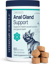 Veterinary Formula Smart Vitality Anal Gland Soft Chews for Dogs, 60 Count