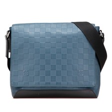 Louis Vuitton Damier Infini District PM Pre-Loved Crossbody Bag Blue