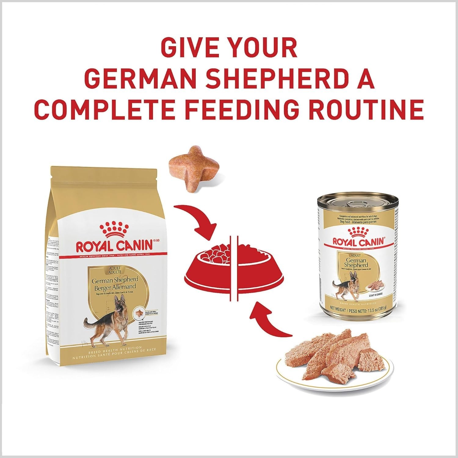Royal Canin Breed Health Nutrition German Shepherd Adult Dry Dog Food, 30 lbs
