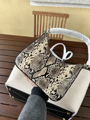 Stella McCartney x H&M Tasche Python Print Beige - NEU mit Etikett