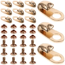 20 Pcs Metal Shoe Buckle Boot Buckle Eyelet Hooks for Hiking Climbing Repair