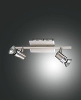 Deckenstrahler KüChe Chrom Schwenkbar Verstellbar L:31 Cm GU10 Spotlampe Flur