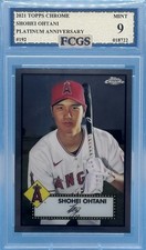 2021 Topps Chrome Platinum Anniversary - Shohei Ohtani #192 FCGS 9