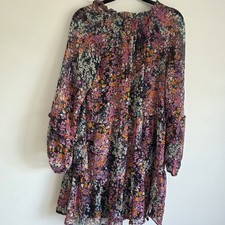 Vince Camuto Women's Dress Size Medium Long Sleeves Multicolor Floral NWT