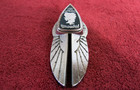 1934 1935 1936 PLYMOUTH GRILLE EMBLEM BADGE 652955 MAYFLOWER CLOISONNE CHRYSLER — photo 5