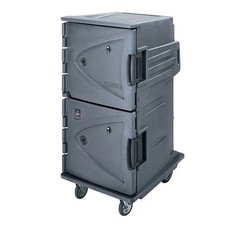 Cambro CMBHC1826TBC191 64 3/8 in Granite Gray Camtherm® Hot/Cold Cart