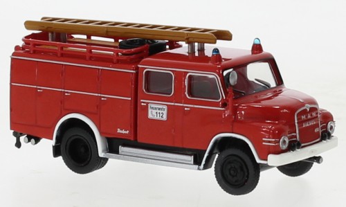Brekina 45131 - 1/87 MAN 450 HA TLF 16, Red/White, 1960 - New