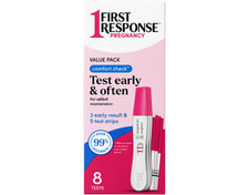 First Response Comfort Check Pregnancy Test, 8 ct   Early Detection