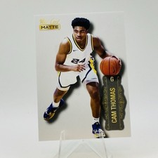 Cameron Thomas MB-12 2022 Wild Card Matte Draft White Parallel Nets