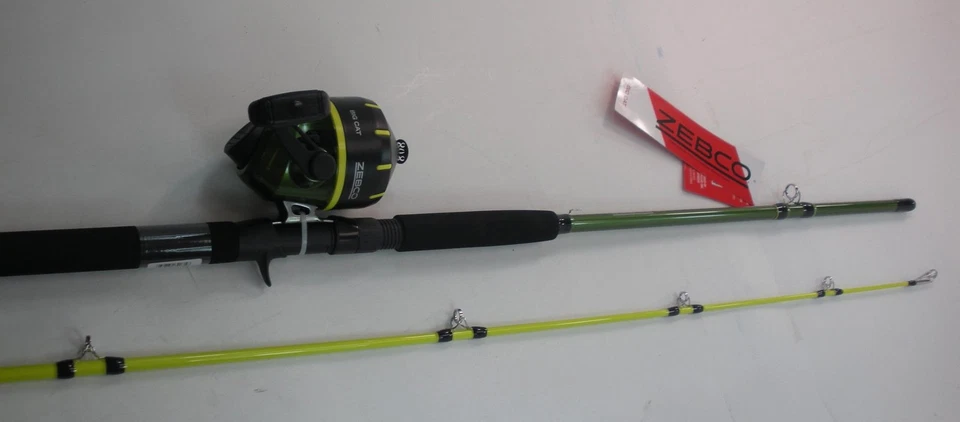 Combo de varilla de acción mediana-pesada Zebco 2141432 BCATSC702MHB 808 Bigcat 7 pies Foto 3 de 4
